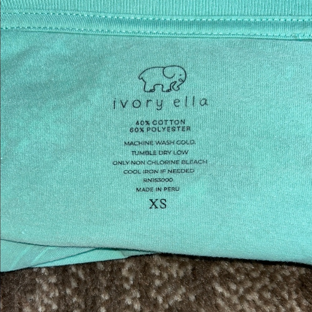 Ivory Ella Seafoam Long Sleeve Tee - Picture 4 of 4